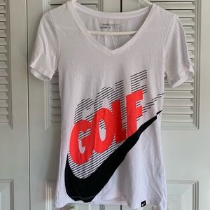 nike golf v neck tee